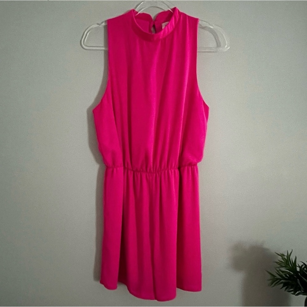 EVERLY | Med | ROMPER | Hot Pink